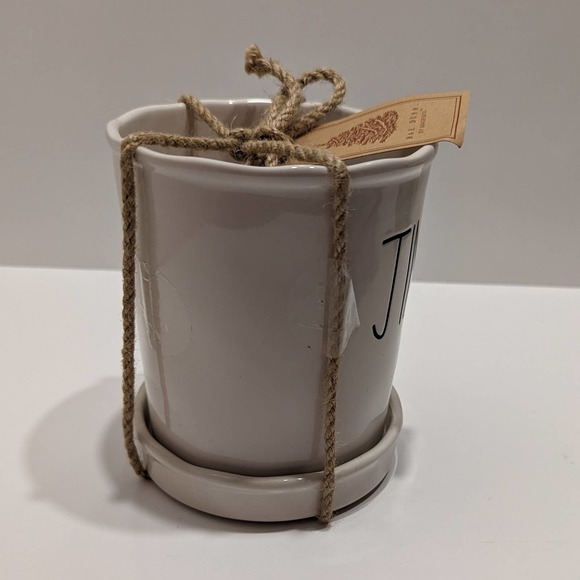 Rae Dunn "Jingle" Santa Hat Planter, Artisan Collection by Magenta NWT - Picture 4 of 8